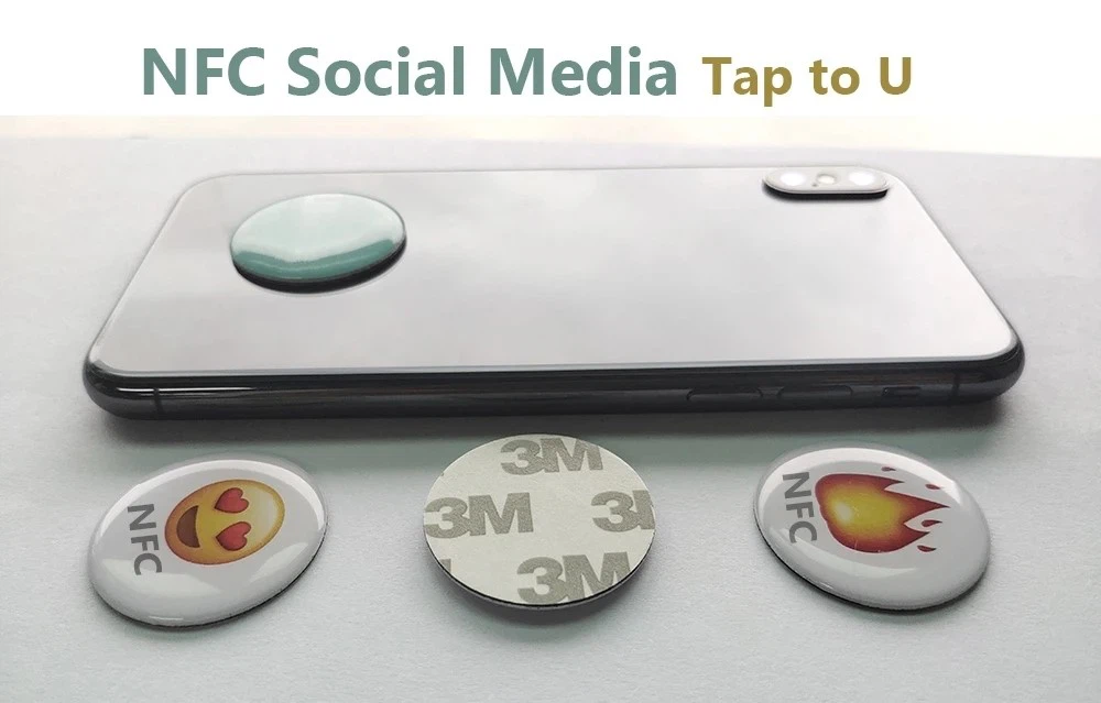 NFC Social Media Sticker Tag NFC Social Media Sticker Tag